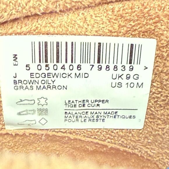 Clarks Men's Brown Leather Chukka Boots Size 10M Lace Up Comfort - Picture 11 of 13